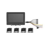 KIT SOLUC MOVIL CON 4 CAMARAS Y MONITOR LCD Y CABLES